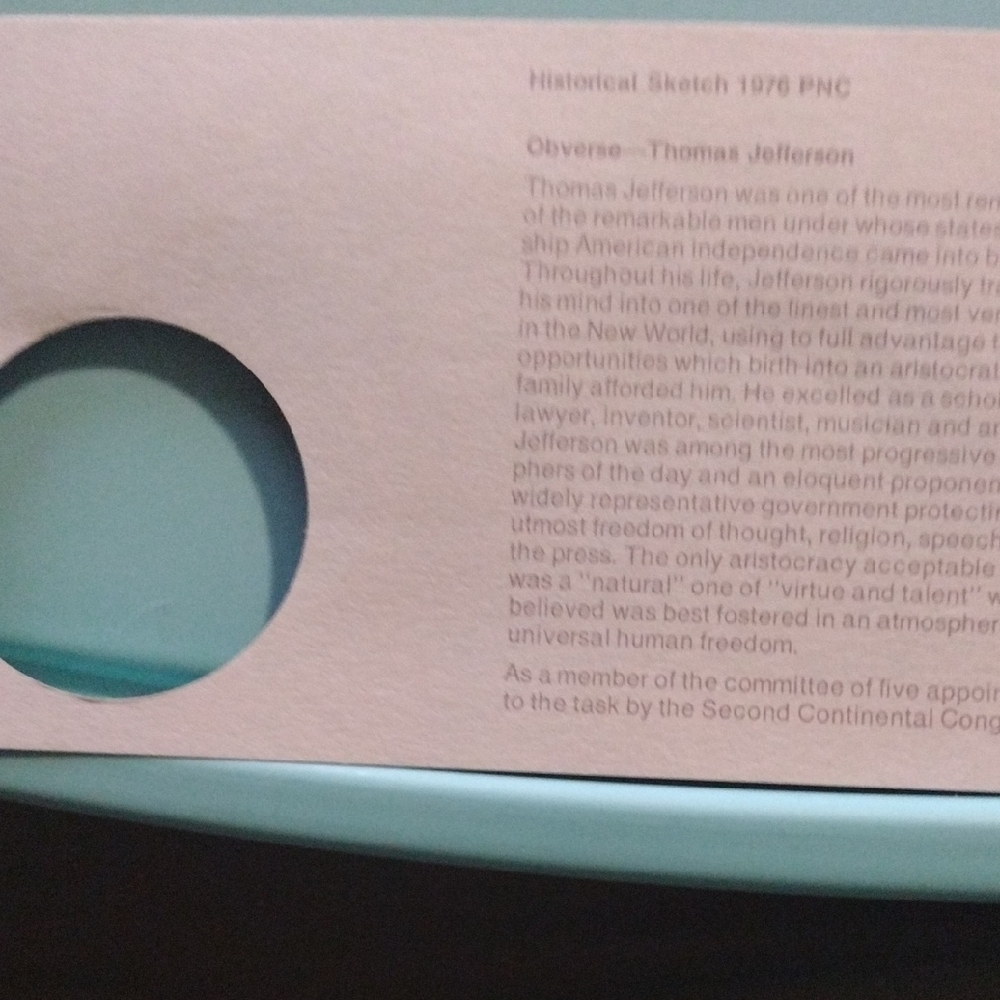 1976 Bicentennial First Day Cover with Coin - Picture 5 of 8